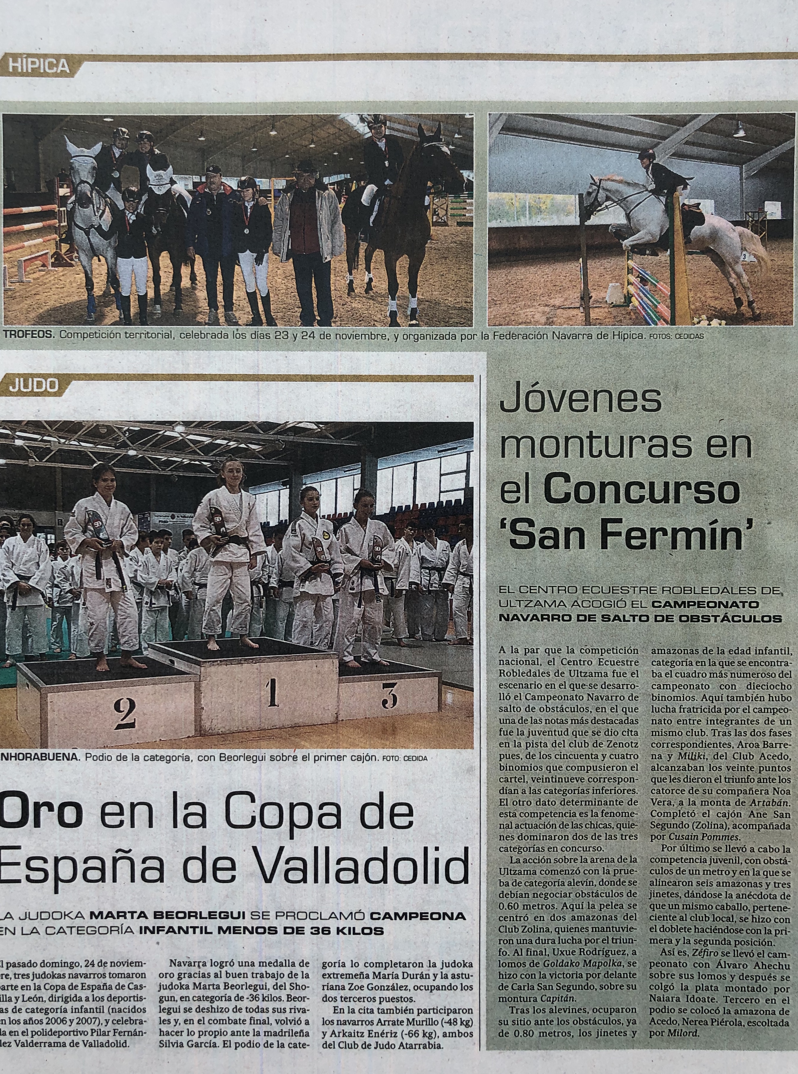 Gran Edición del concurso de Saltos San Fermín memorial Teresa Moreno